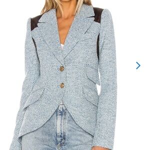 Smythe Rifle patch equestrian blazer, size 8